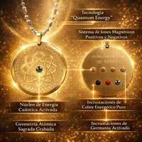 Colgante de Energía Cuántica (7 Metales energéticos)