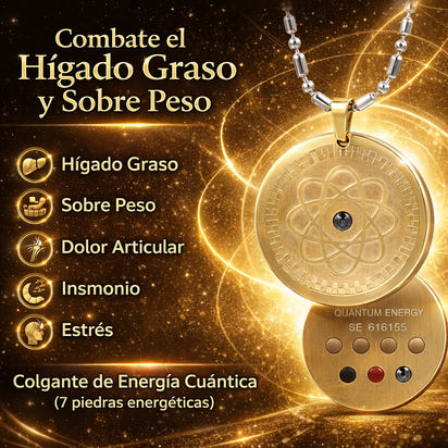 Colgante de Energía Cuántica (7 Metales energéticos)